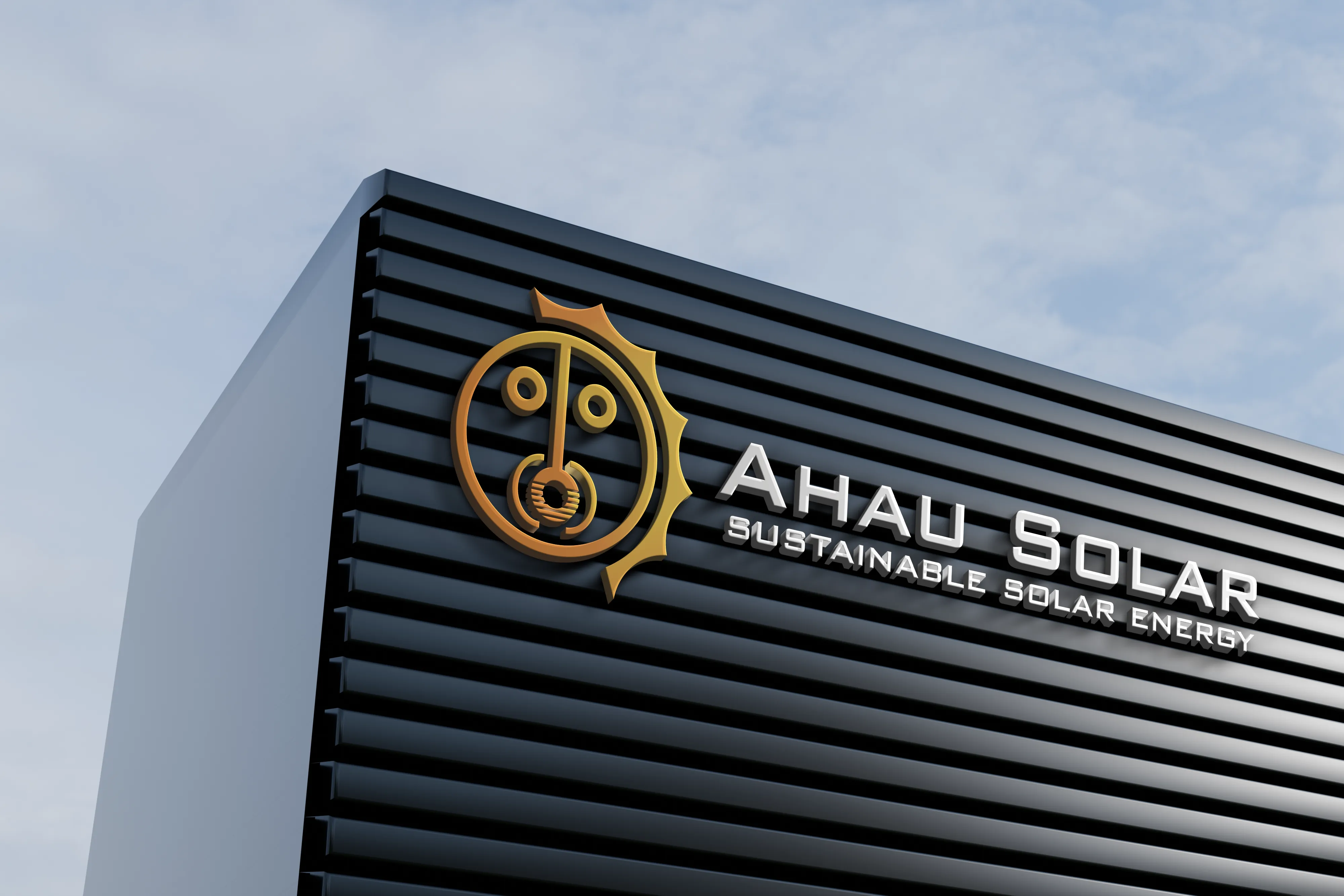 Ahau Solar — identidade visual para energia solar