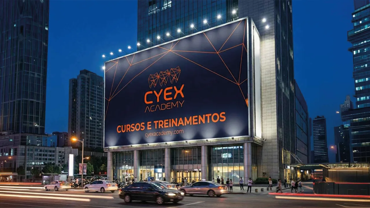 CYEX Academy — branding e campanha out of home