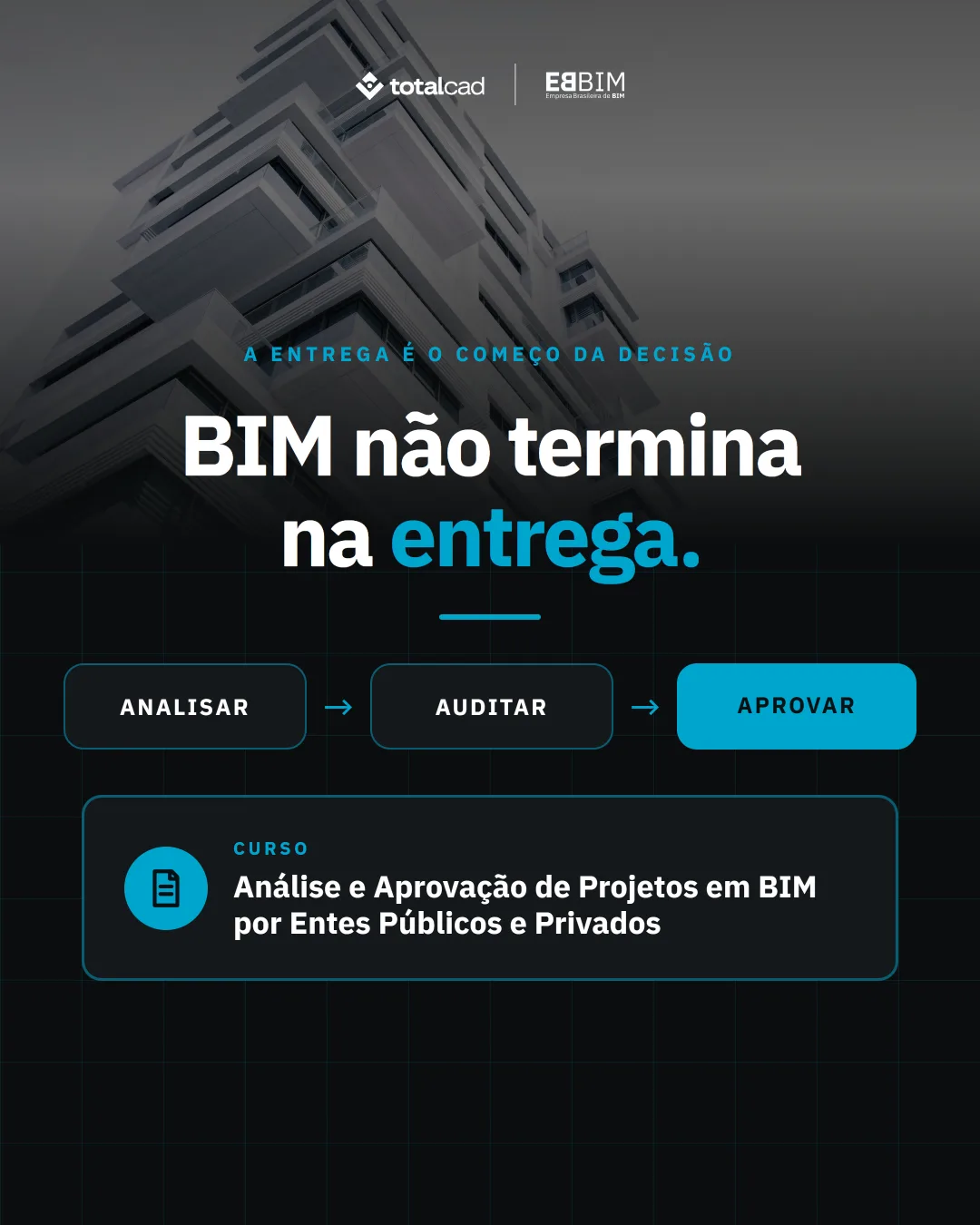 EBBIM — carrossel Análise e Aprovação de Projetos em BIM