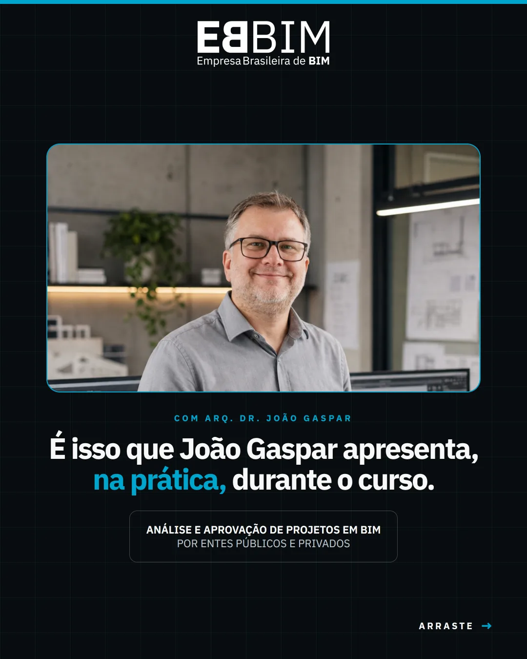 EBBIM — carrossel Análise e Aprovação de Projetos em BIM