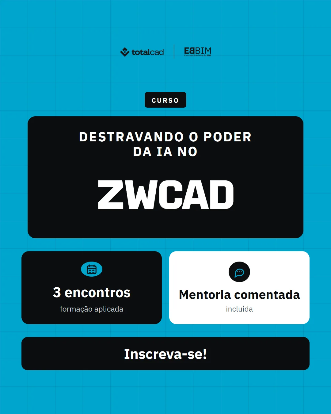 EBBIM — carrossel IA no ZWCAD