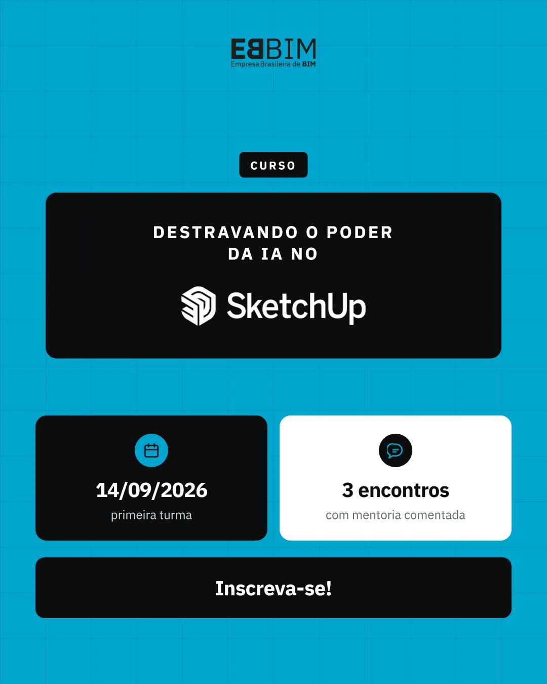 EBBIM — carrossel IA no SketchUp Pro