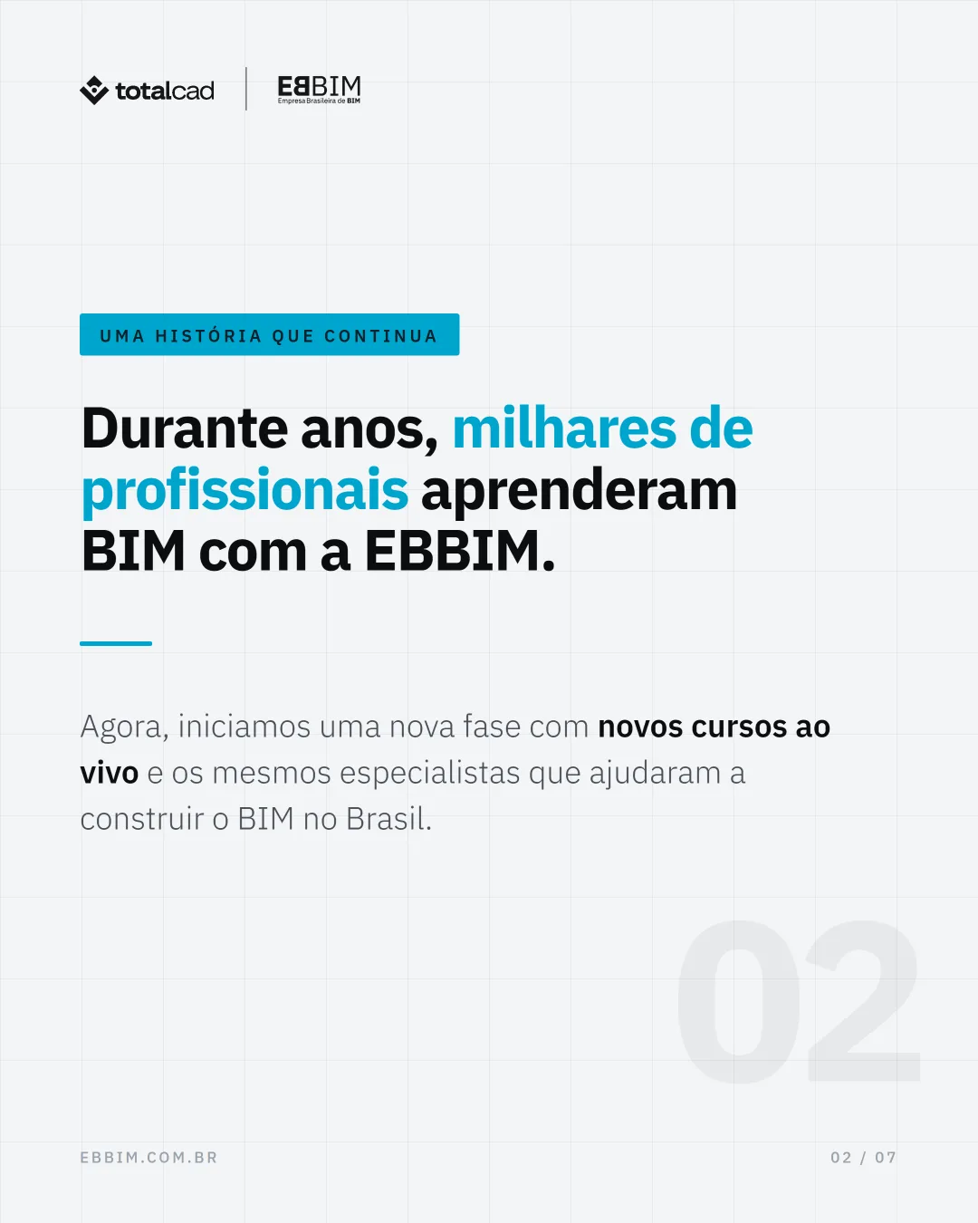 EBBIM — carrossel Curso IFC: A EBBIM está de volta