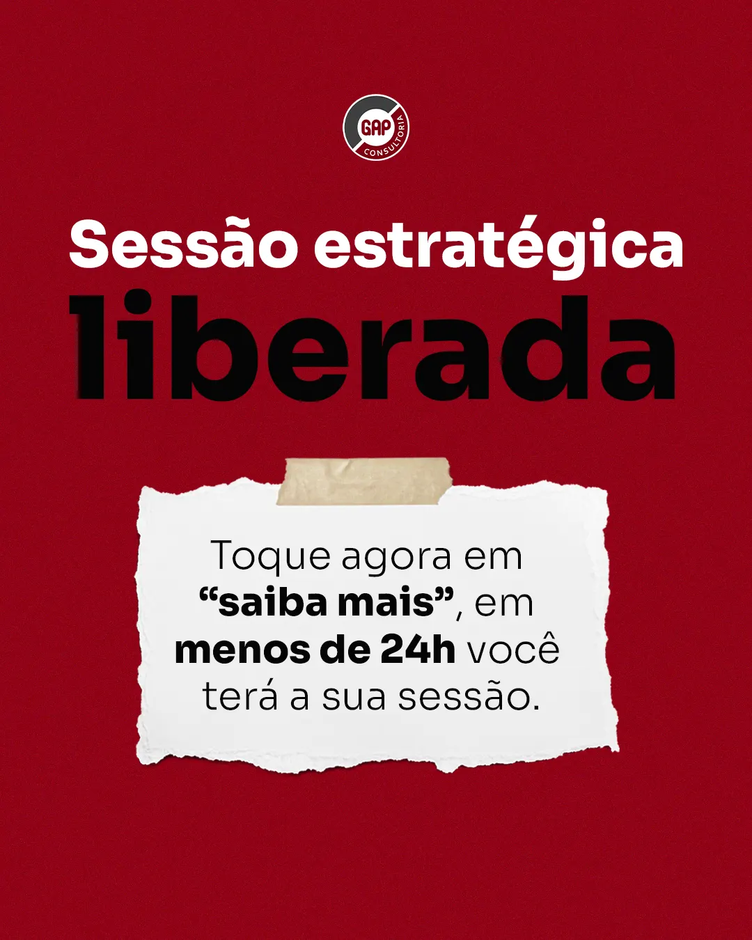 GAP — anúncio