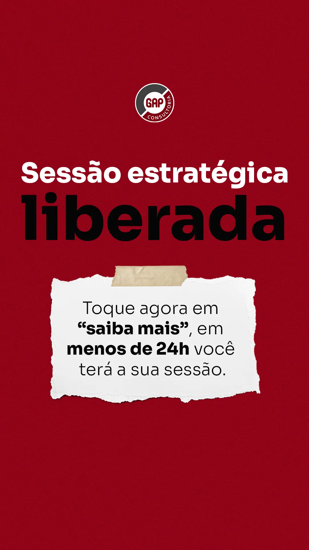 GAP — anúncio