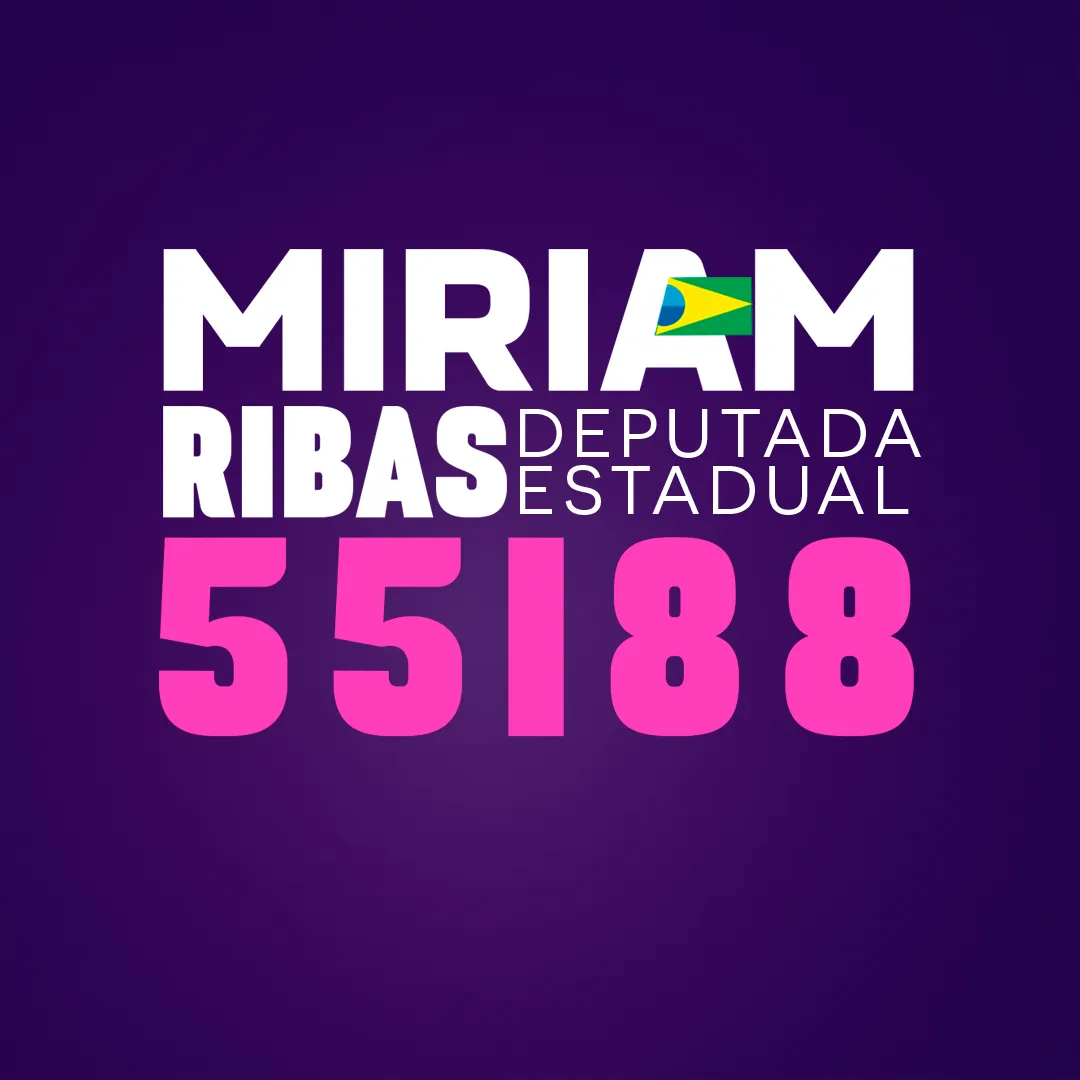 Míriam Ribas — logotipo com o número 55188