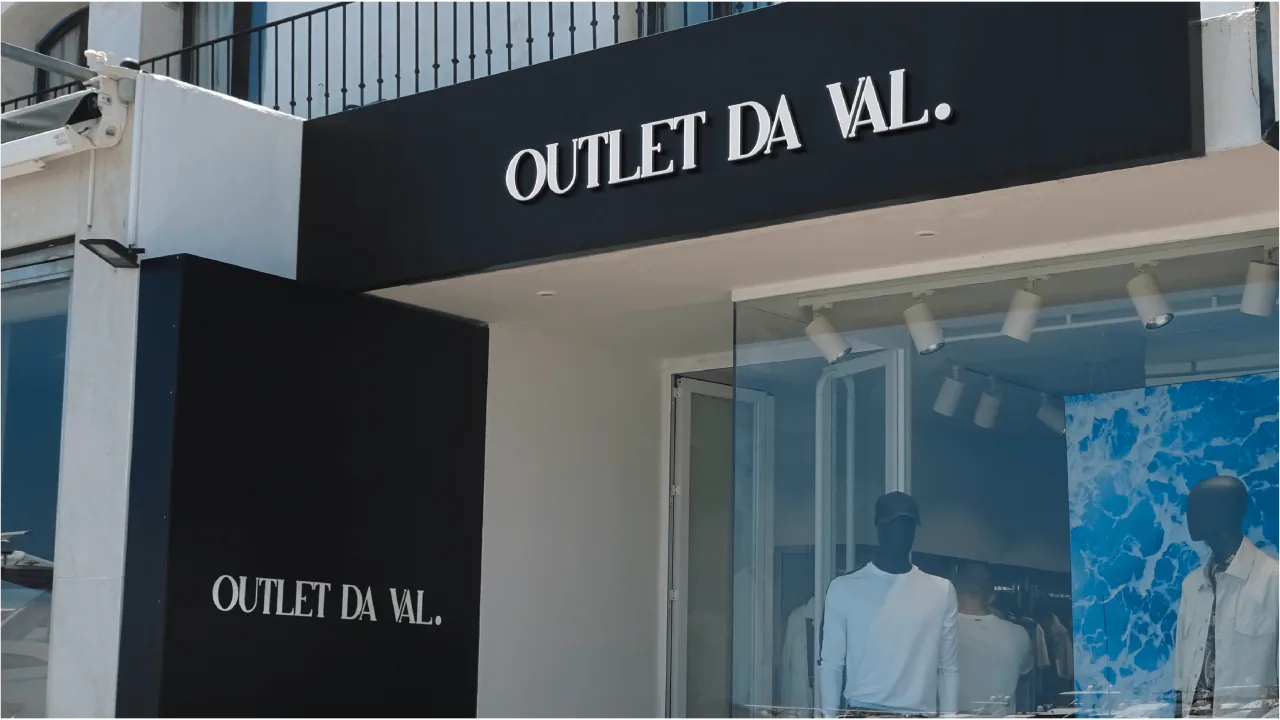 Outlet da Val — branding para varejo de moda
