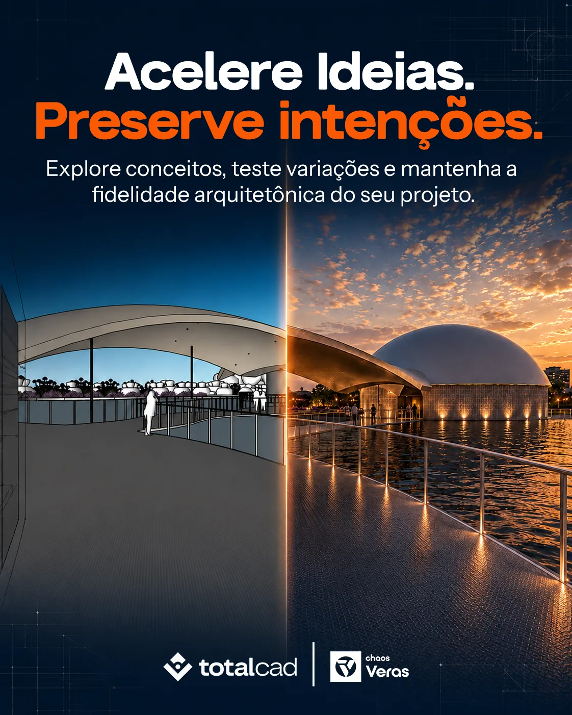 Chaos Veras — campanha de IA para renderização arquitetônica